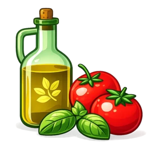 Ingredientes italianos seleccionados para pinsa romana