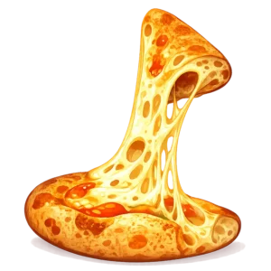 Textura crujiente y aireada de la pinsa romana