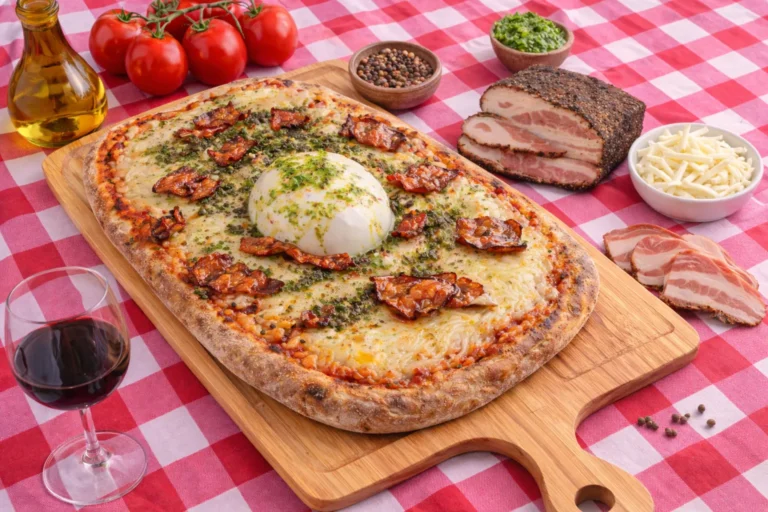 Pinsa romana al tartufo artesanal en Aranjuez